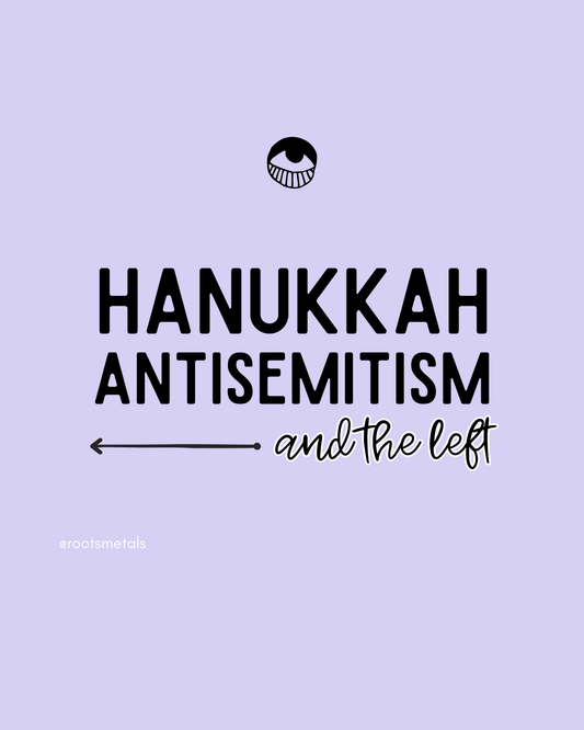 Hanukkah antisemitism and the left