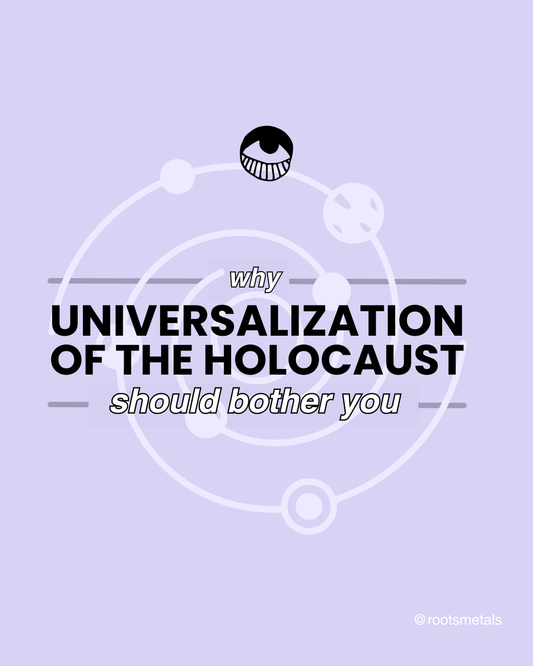 why Holocaust universalization should bother you